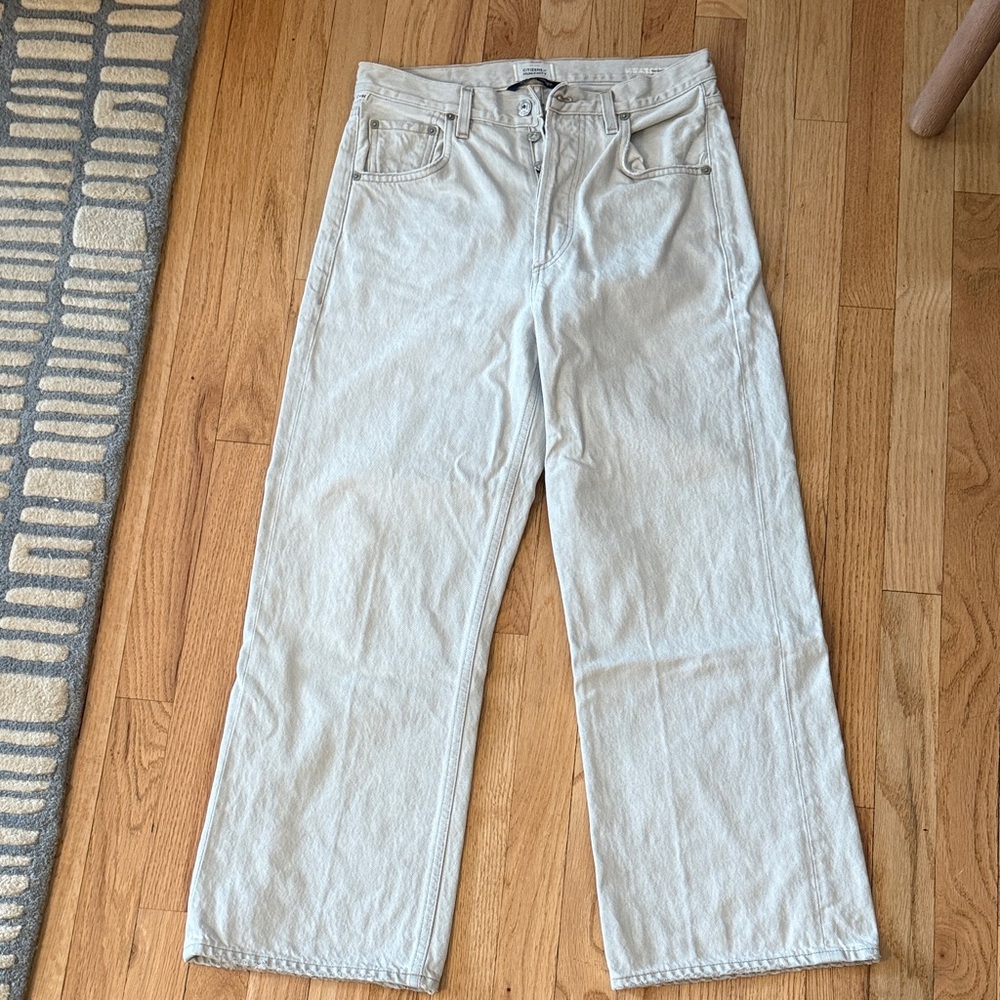 Citizens of Humanity light gray High-Rise Jeans